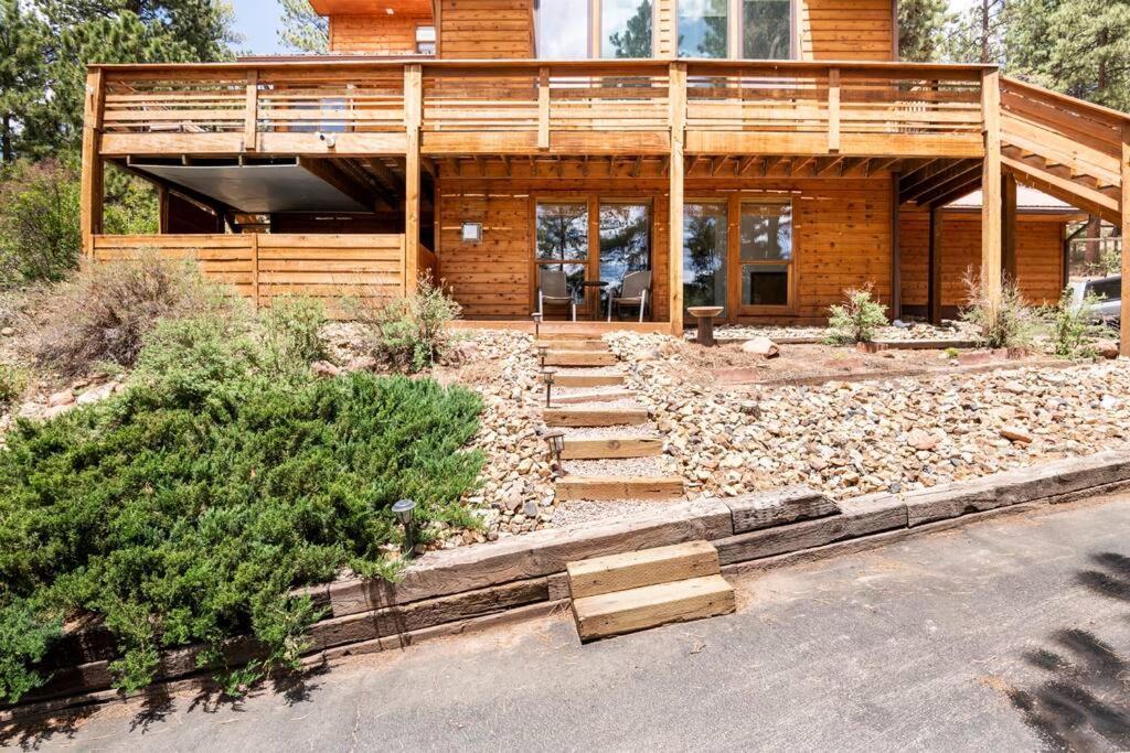 Private Hot Tub Overlooking Pikes Peak Woodland Park Bagian luar foto